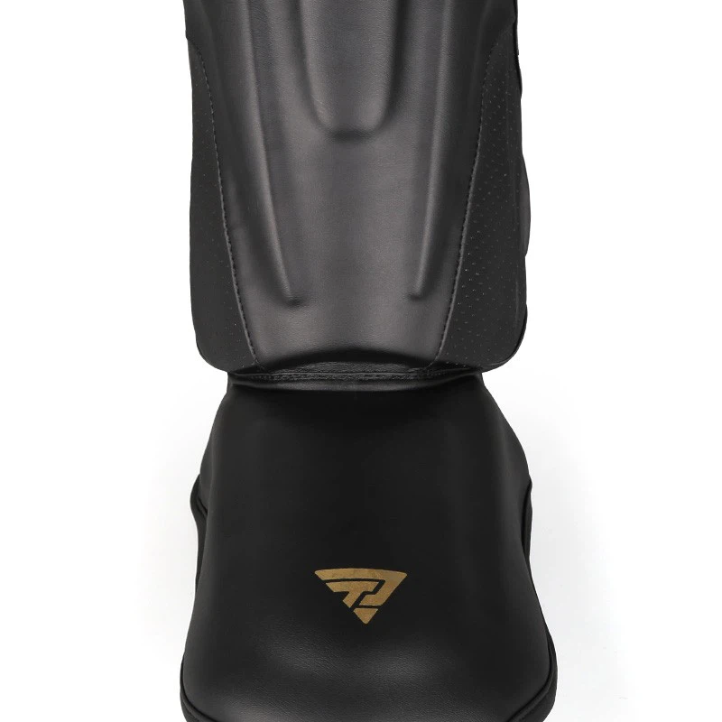 Zhengtu Black Gold Muay Thai Kickboxing Shin Guards Support Customization